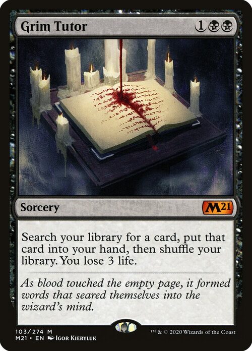 Grim Tutor [M21 #103] - Normal