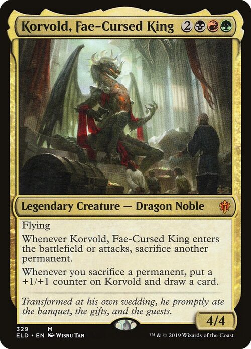 Korvold, Fae-Cursed King [ELD #329] - Normal