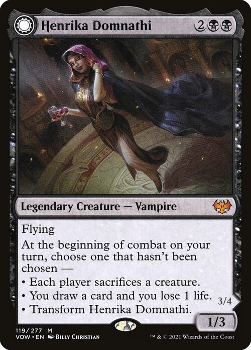 Henrika Domnathi // Henrika, Infernal Seer [VOW #119] - Normal