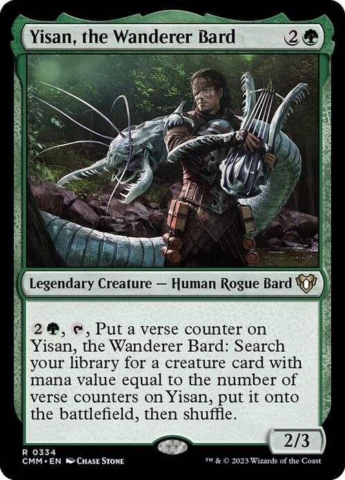 Yisan, the Wanderer Bard [CMM #334] - Normal
