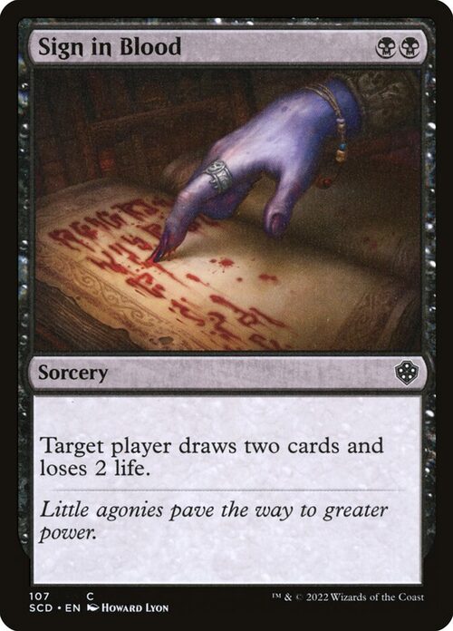 Sign in Blood [SCD #107] - Normal