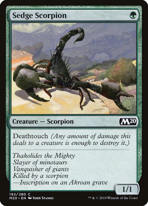 Sedge Scorpion [M20 #192] - Normal