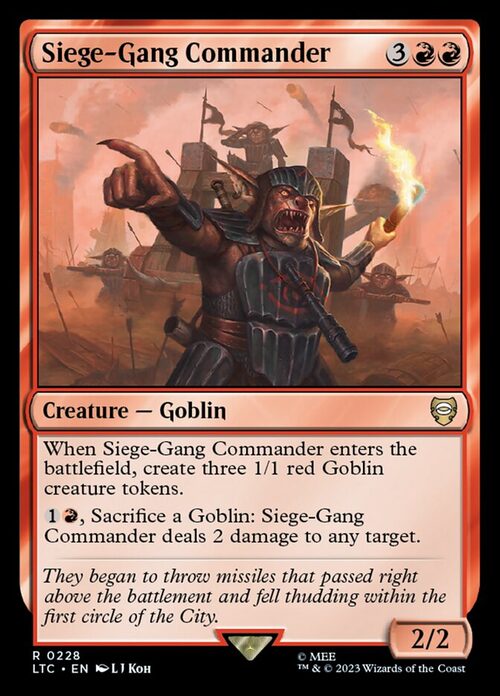Siege-Gang Commander [LTC #228] - Normal