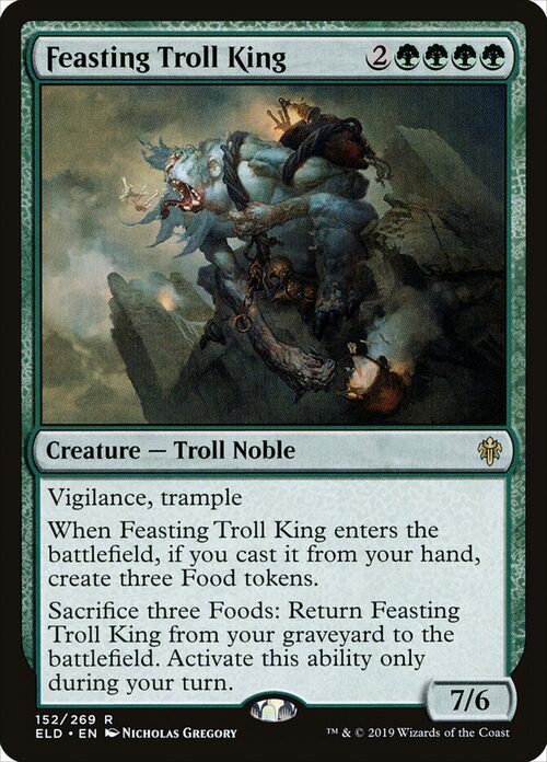 Feasting Troll King [ELD #152] - Normal