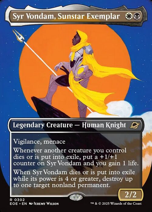 Syr Vondam, Sunstar Exemplar [EOE #302] - Normal