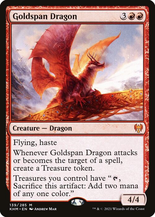 Goldspan Dragon [KHM #139] - Normal