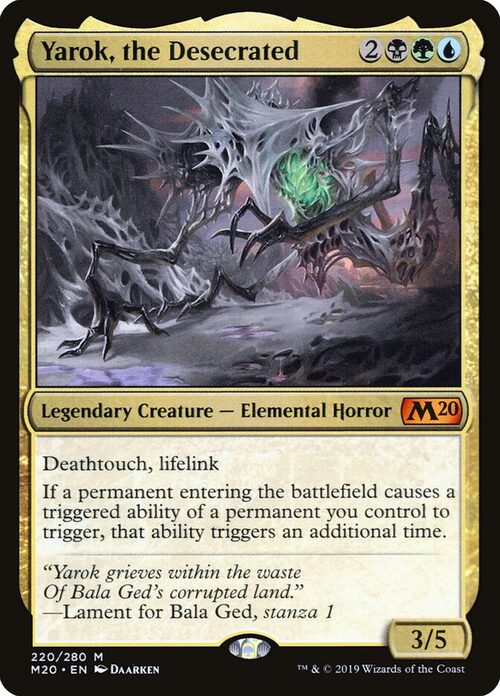 Yarok, the Desecrated [M20 #220] - Normal