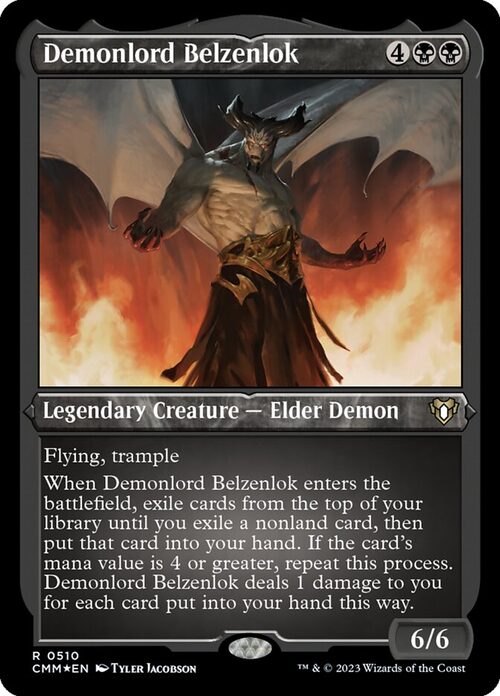 Demonlord Belzenlok [CMM #510] - Etched