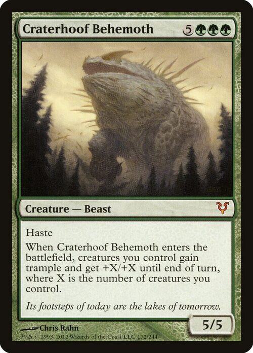 Craterhoof Behemoth [AVR #172] - Normal