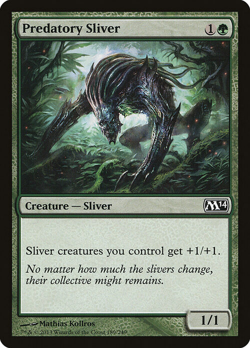 Predatory Sliver [M14 #189] - Normal