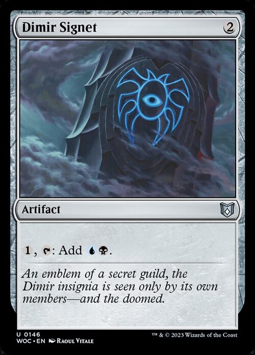 Dimir Signet [WOC #146] - Normal