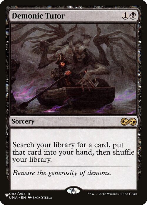 Demonic Tutor [PLST #UMA-93] - Normal