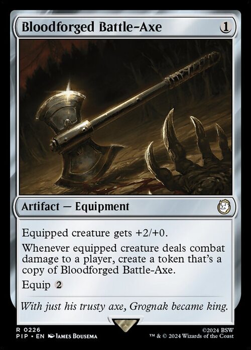 Bloodforged Battle-Axe [PIP #226] - Normal