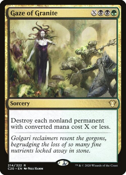 Gaze of Granite [C20 #214] - Normal
