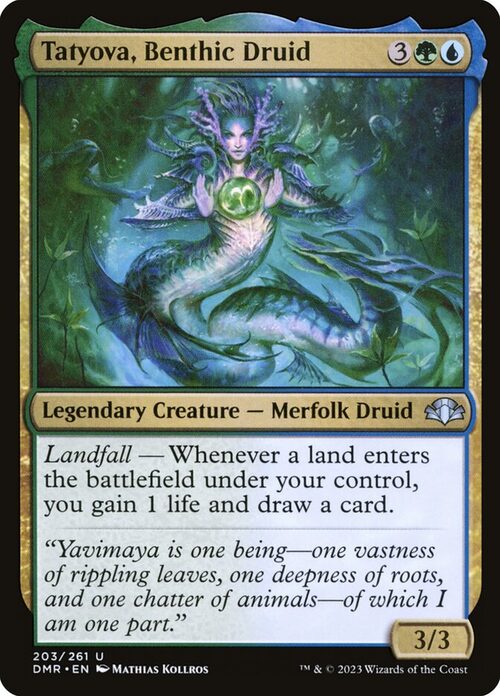 Tatyova, Benthic Druid [DMR #203] - Normal