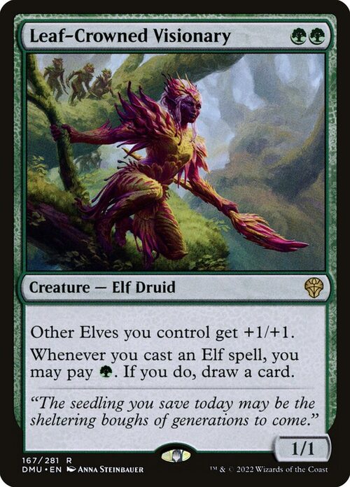Leaf-Crowned Visionary [DMU #167] - Normal
