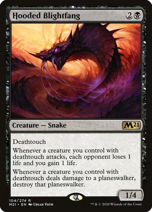 Hooded Blightfang [M21 #104] - Normal