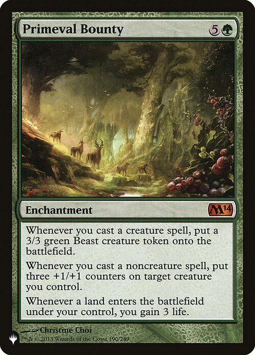 Primeval Bounty [PLST #M14-190] - Normal