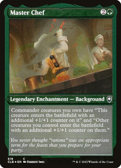 Master Chef [CLB #519] - Etched