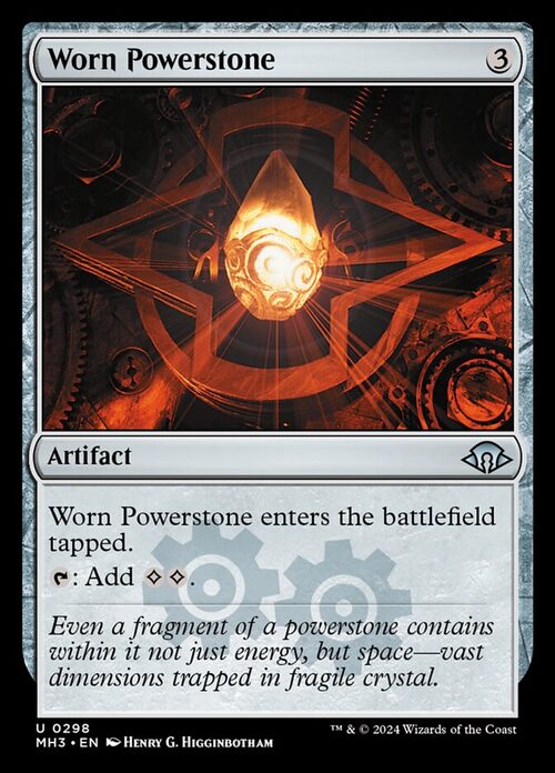 Worn Powerstone [MH3 #298] - Foil