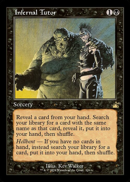 Infernal Tutor [RVR #326] - Normal