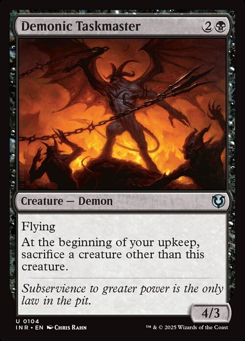 Demonic Taskmaster [INR #104] - Normal
