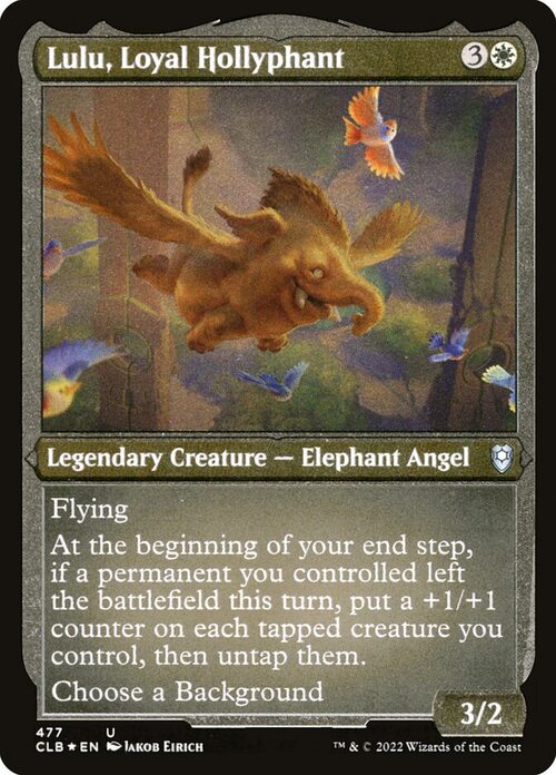 Lulu, Loyal Hollyphant [CLB #477] - Etched