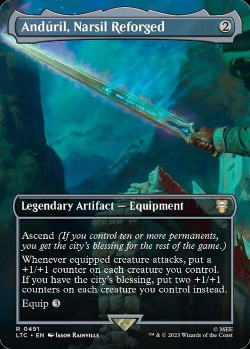 Andúril, Narsil Reforged [LTC #491] - Foil