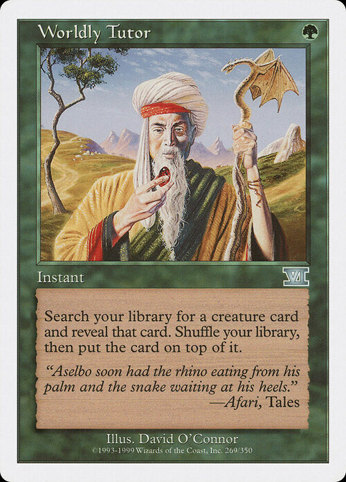 Worldly Tutor [6ED #269] - Normal