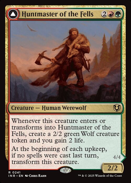 Huntmaster of the Fells // Ravager of the Fells [INR #241] - Normal