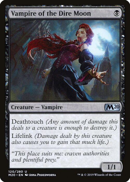 Vampire of the Dire Moon [M20 #120] - Normal