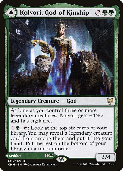 Kolvori, God of Kinship // The Ringhart Crest [KHM #181] - Normal