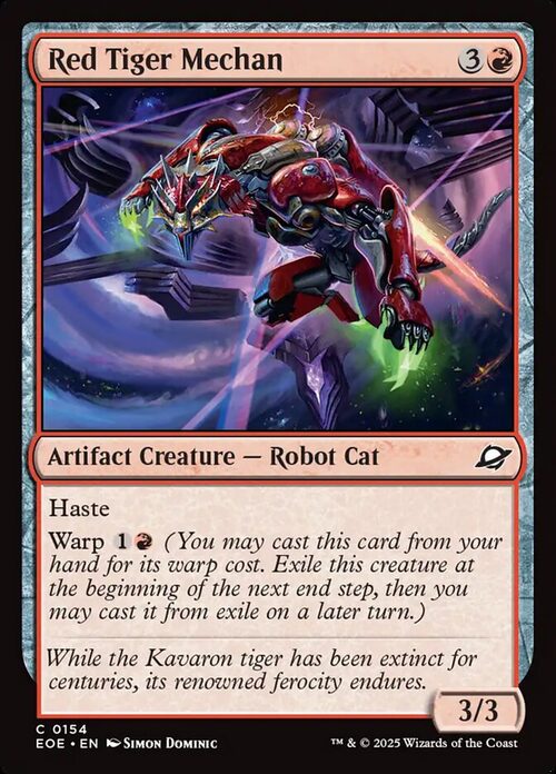 Red Tiger Mechan [EOE #154] - Normal