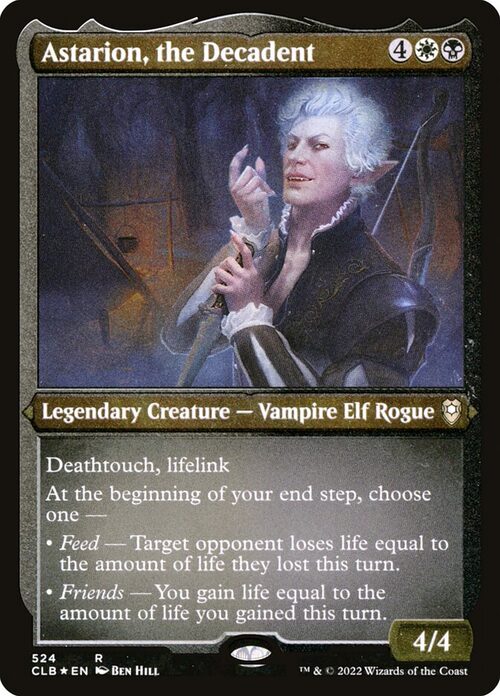 Astarion, the Decadent [CLB #524] - Etched