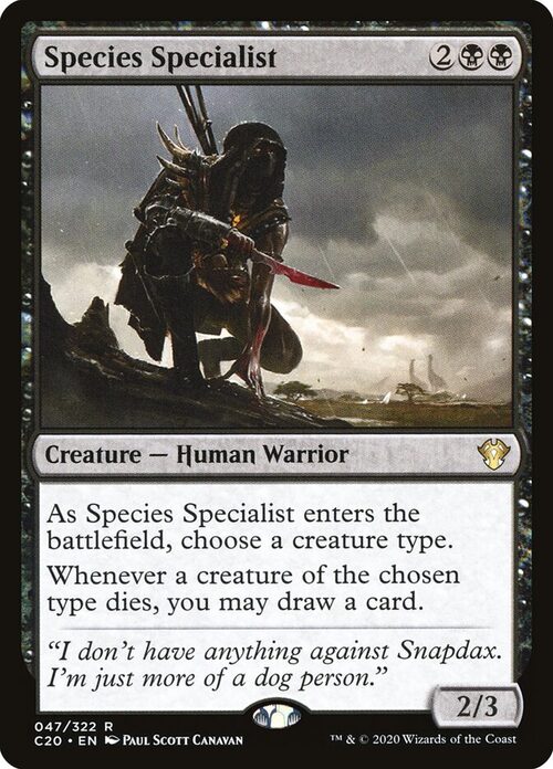 Species Specialist [C20 #47] - Normal