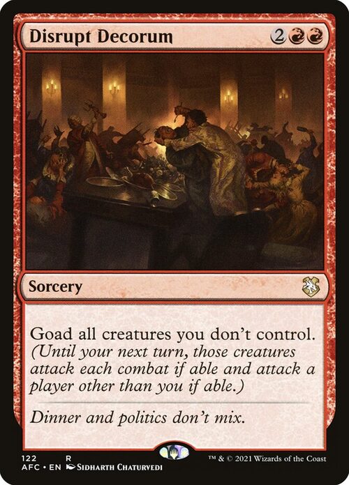 Disrupt Decorum [AFC #122] - Normal
