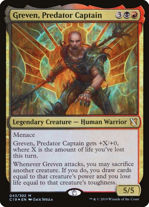 Greven, Predator Captain [C19 #43] - Foil