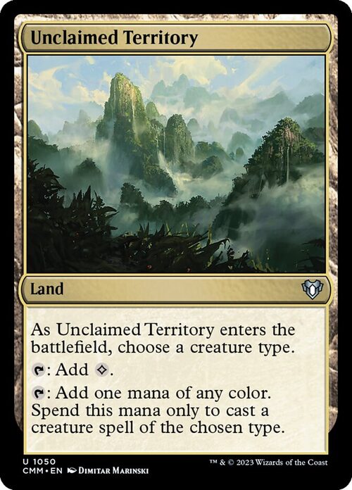 Unclaimed Territory [CMM #1050] - Normal