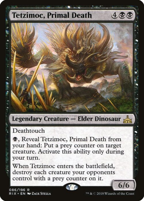 Tetzimoc, Primal Death [RIX #86] - Normal