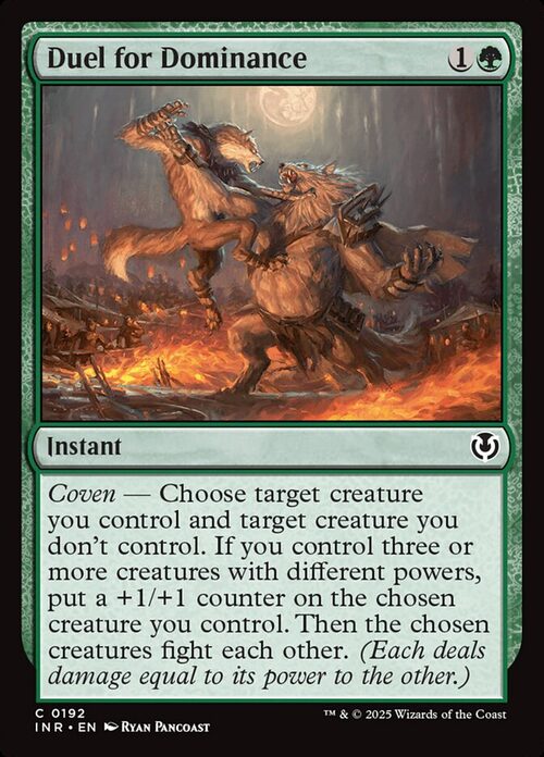 Duel for Dominance [INR #192] - Normal
