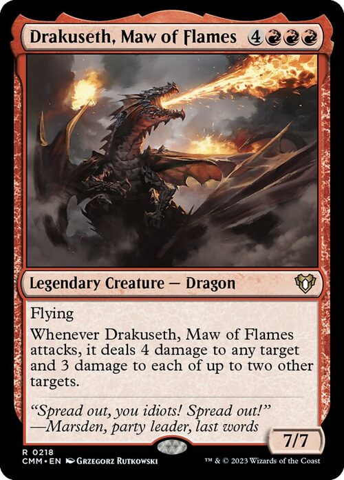 Drakuseth, Maw of Flames [CMM #218] - Normal