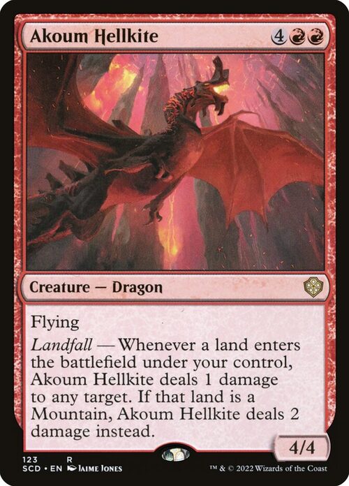 Akoum Hellkite [SCD #123] - Normal