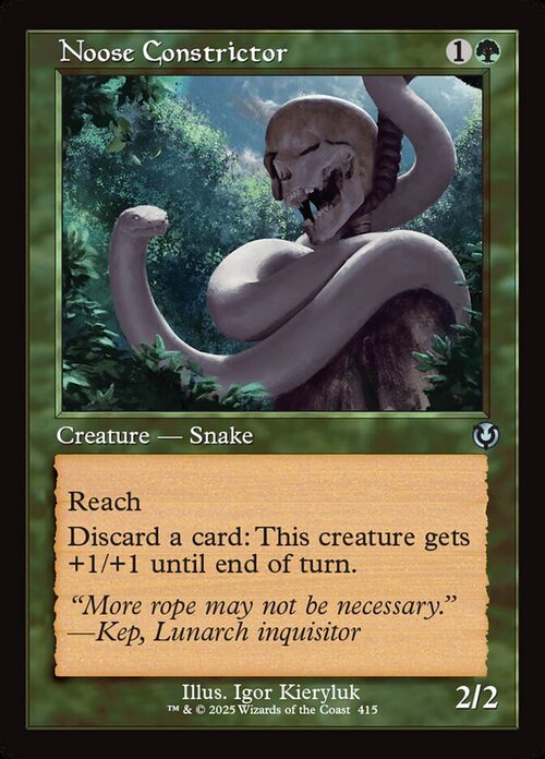 Noose Constrictor [INR #415] - Normal