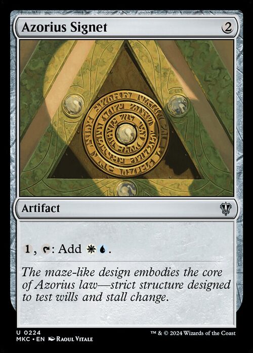 Azorius Signet [MKC #224] - Normal