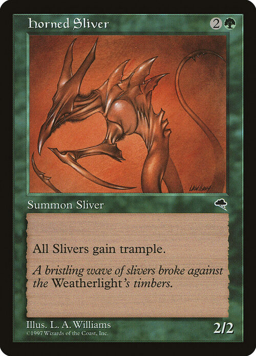 Horned Sliver [TMP #234] - Normal