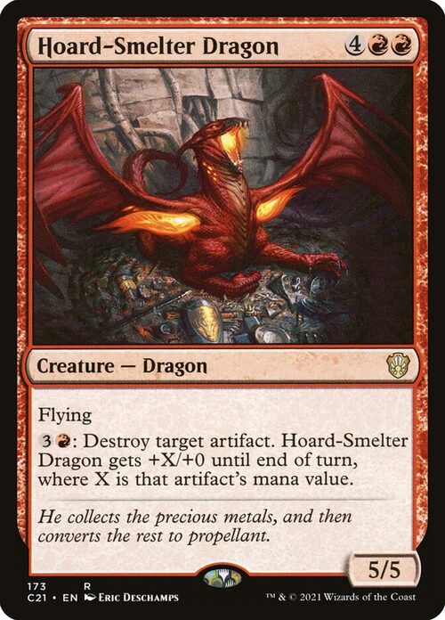 Hoard-Smelter Dragon [C21 #173] - Normal