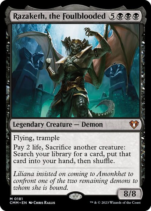 Razaketh, the Foulblooded [CMM #181] - Normal