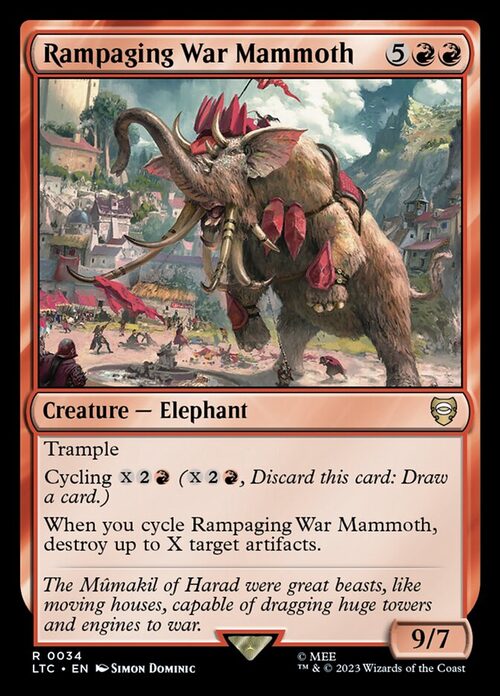 Rampaging War Mammoth [LTC #34] - Normal