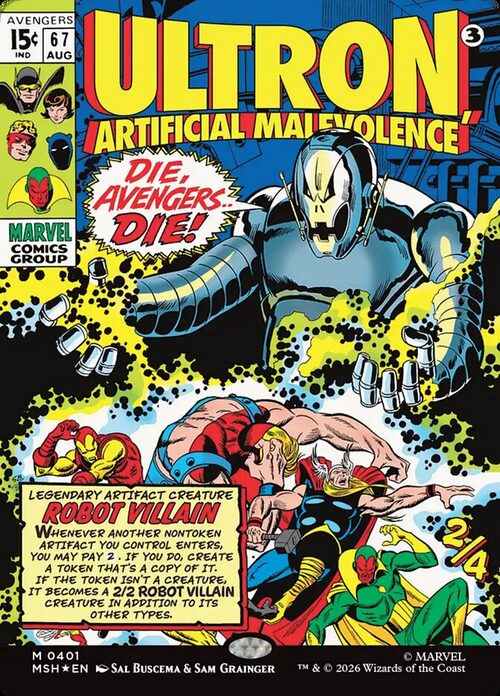 Ultron, Artificial Malevolence [MSH #401] - Normal