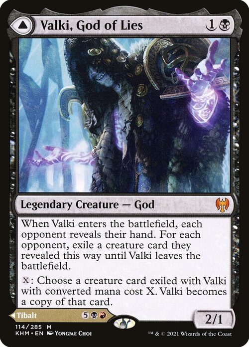 Valki, God of Lies // Tibalt, Cosmic Impostor [KHM #114] - Normal